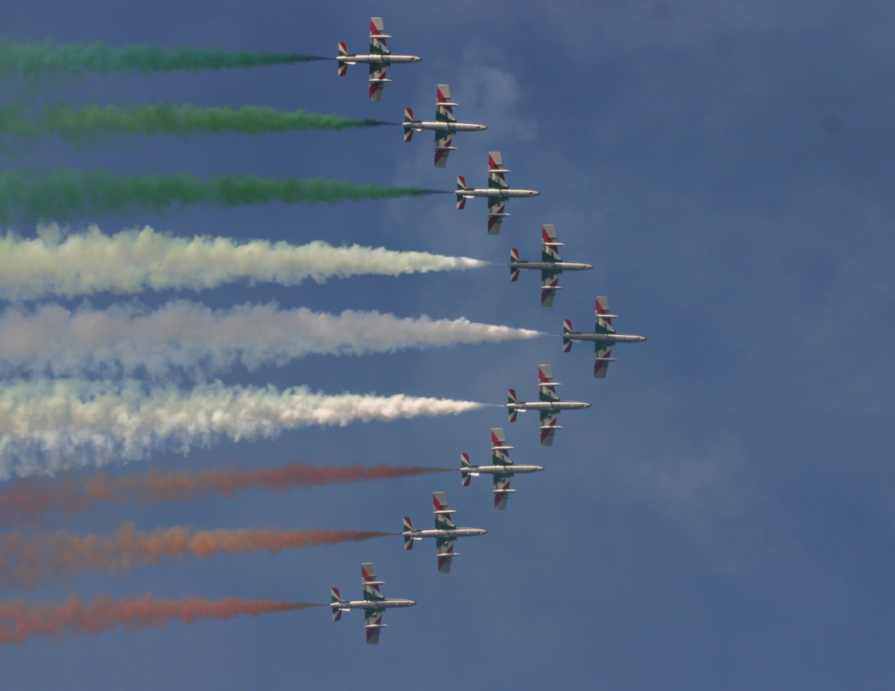 Frecce Tricolori, il sorvolo ripreso in un video